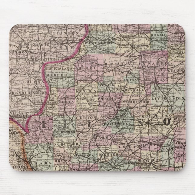 Illinois 10 mouse mat (Front)