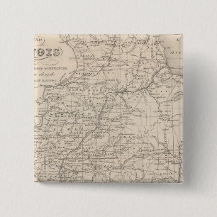 Illinois 12 15 cm square badge