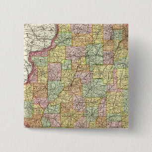 Illinois 15 Cm Square Badge