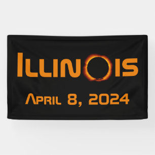 Illinois 2024 Total Solar Eclipse Banner