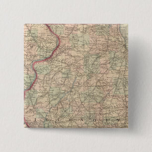 Illinois 2 15 cm square badge