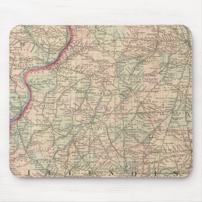 Illinois 2 mouse mat (Front)