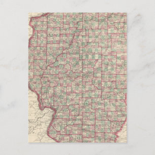 Illinois 3 postcard