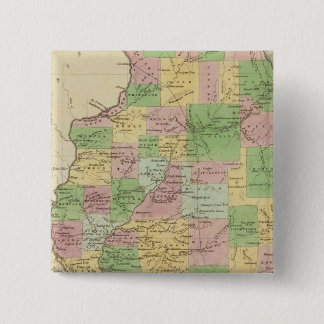 Illinois 6 15 cm square badge