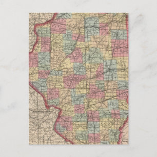 Illinois 7 postcard