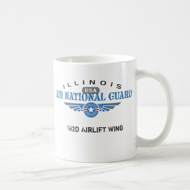 Illinois Air National Guard - USA Coffee Mug (Right)