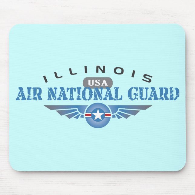 Illinois Air National Guard - USA Mouse Mat (Front)