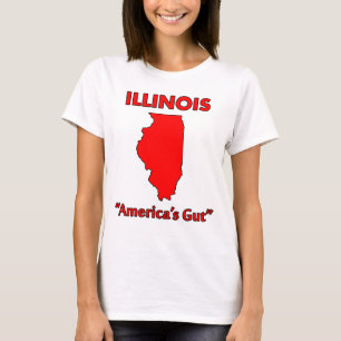 Illinois - America's Gut T-Shirt
