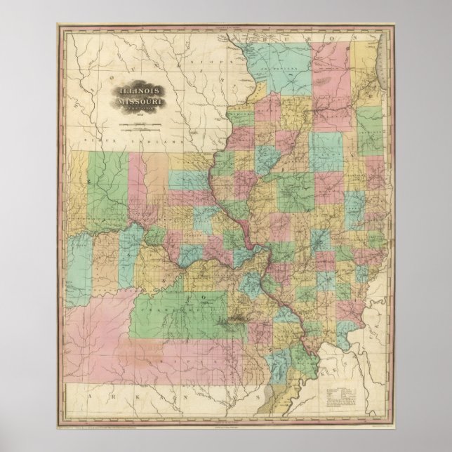 Illinois and Missouri Poster (Front)