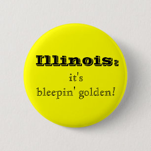 Illinois Bleepin' Golden Button