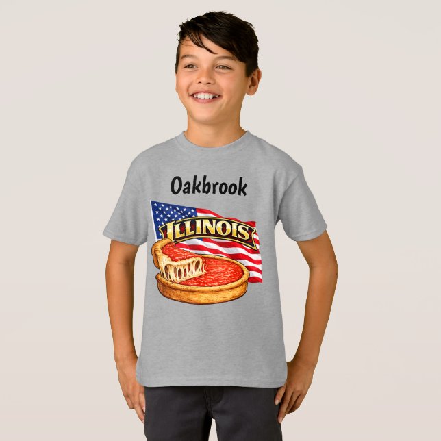 Illinois Boy's T-Shirt (Front Full)