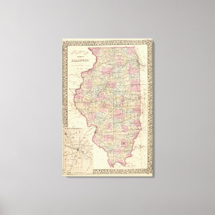Illinois Canvas Print