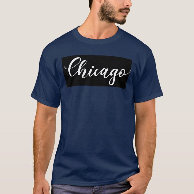 Illinois Chicago Growing up Chicago Illinois Raise T-Shirt (Front)
