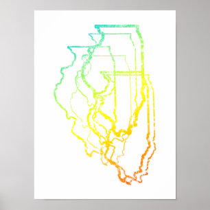 illinois chill blur poster