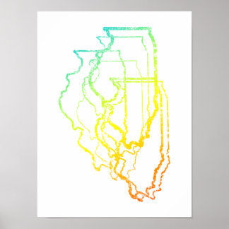 illinois chill blur poster