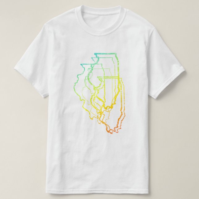 illinois chill blur T-Shirt (Design Front)