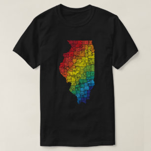 illinois colour counties T-Shirt