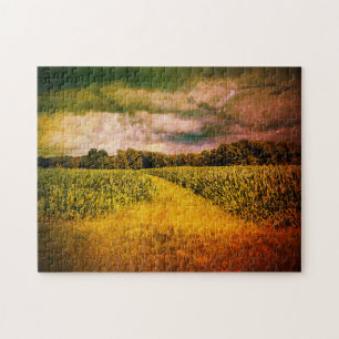 Illinois Country Landscape Photo Jigsaw Puzzle