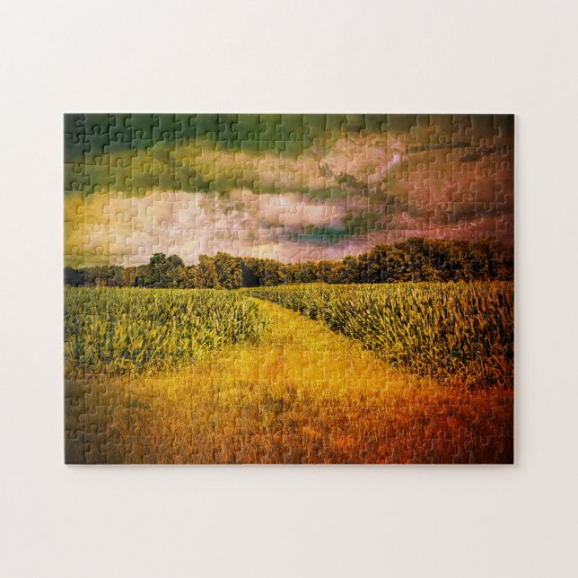 Illinois Country Landscape Photo Jigsaw Puzzle (Horizontal)