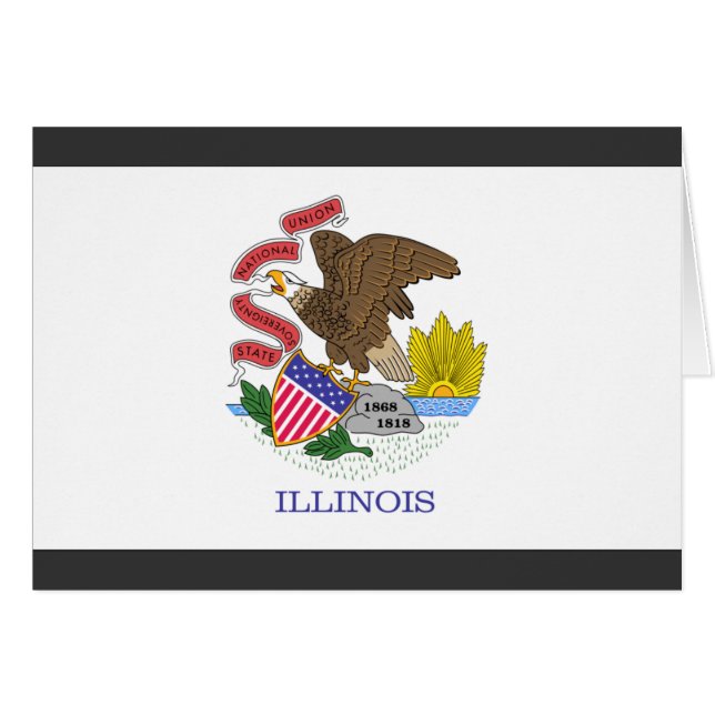 Illinois Flag (Front Horizontal)
