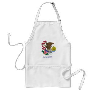 Illinois Flag Apron
