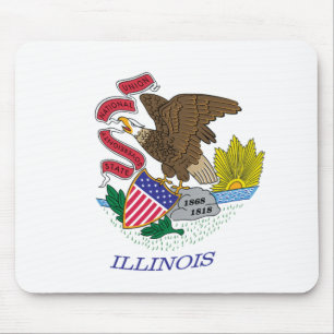 Illinois Flag Mousepad