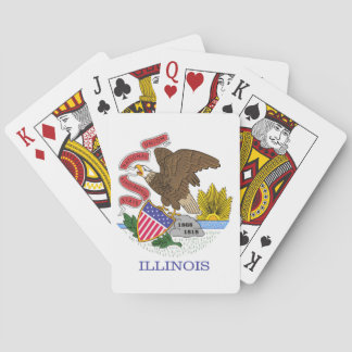 Illinois Flag Playing Cards