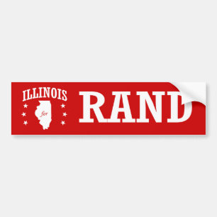 ILLINOIS FOR RAND PAUL BUMPER STICKER