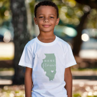 Illinois Home Grown | Editable Colours State Map