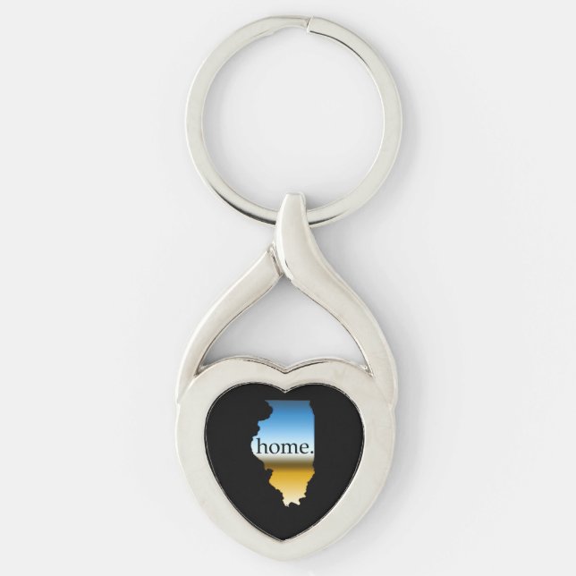 Illinois Home Horizon Key Ring (Front)
