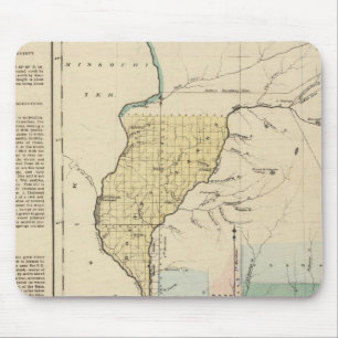 Illinois in 1822 mouse mat