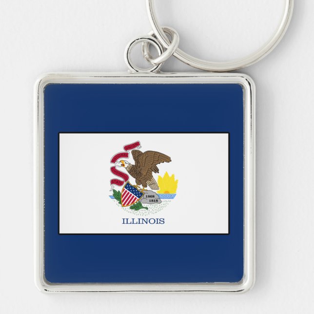 Illinois Key Ring (Front)