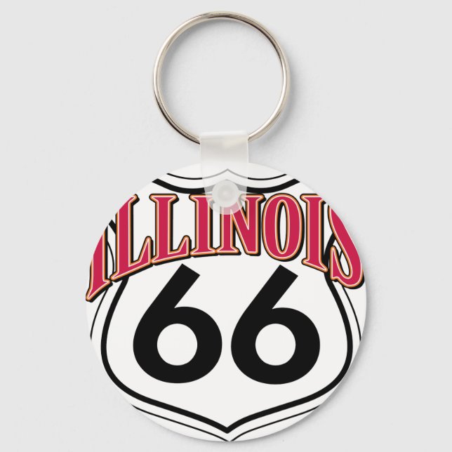 Illinois Key Ring (Front)