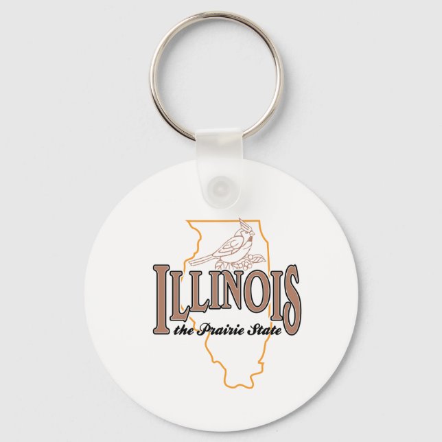 Illinois Key Ring (Front)