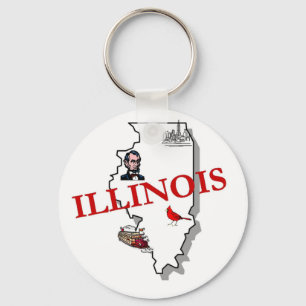 Illinois Keychain