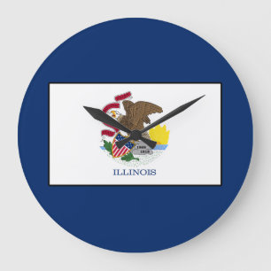 Illinois Large Clock