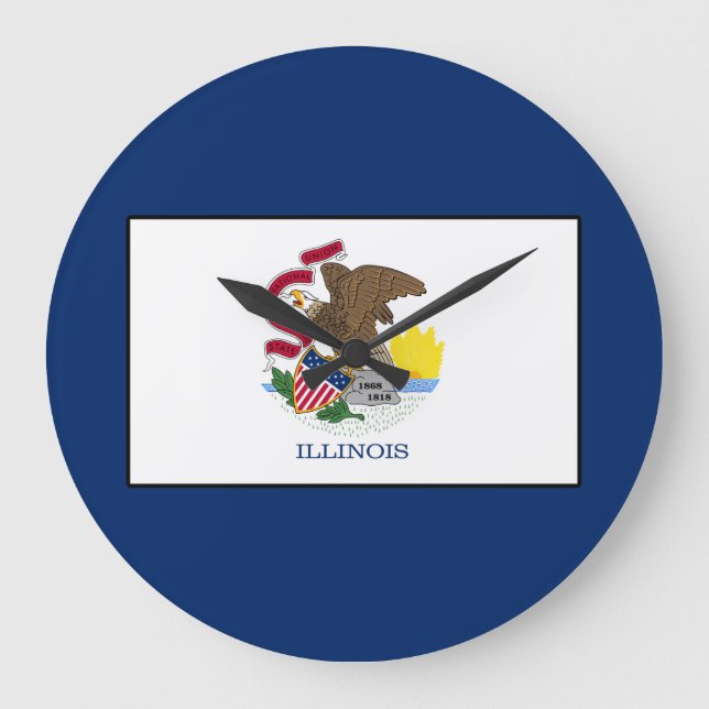 Illinois Large Clock (Front)