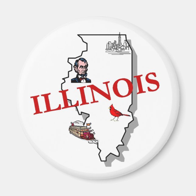 Illinois Magnet (Front)