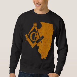 Illinois Masons Grand Lodge Af&am Freemason Father Sweatshirt