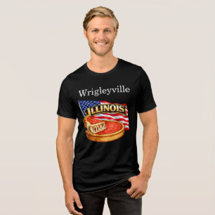 Illinois Men's Bella+Canvas Dark Tri-Blend Shirt
