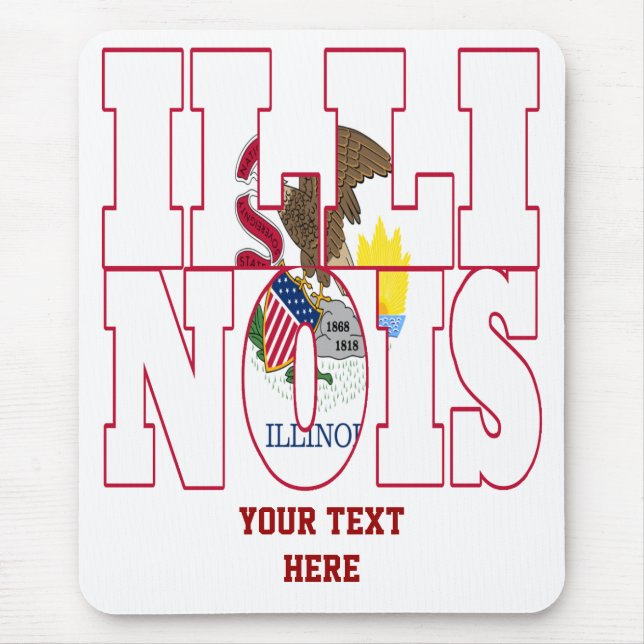 Illinois Mouse Mat (Front)