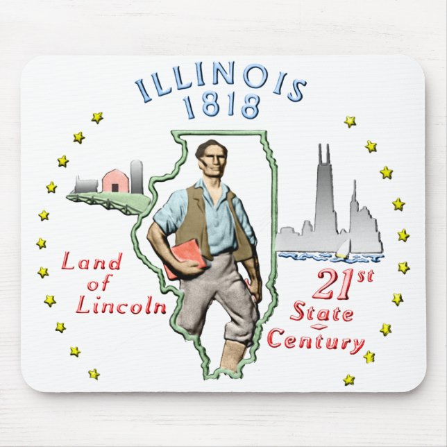 Illinois Mouse Mat (Front)