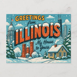 ILLINOIS Postcard