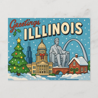 ILLINOIS Postcard