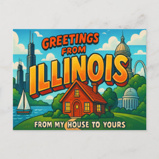 ILLINOIS Postcard
