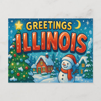 ILLINOIS Postcard