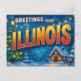 ILLINOIS Postcard