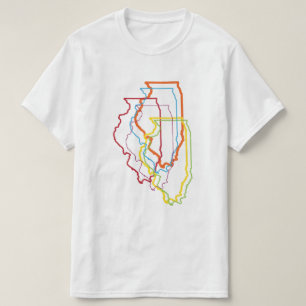 illinois pride blur T-Shirt