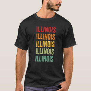 Illinois Rainbow Illinois State T-Shirt