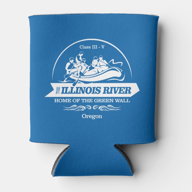 Illinois River (rafting 2) Can Cooler (Front)